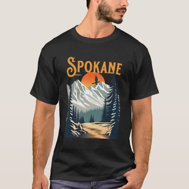 Camiseta Spokane Hiking (Frente)