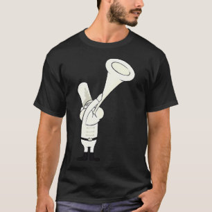 Camiseta SpongeBob- DOODLE peixe tocando trompete no