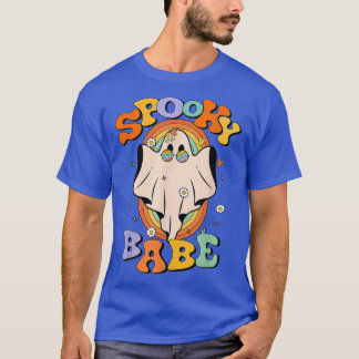 Camiseta Spooke Babe Cute Ghost Fall Vibes Autumn Ghost Hal