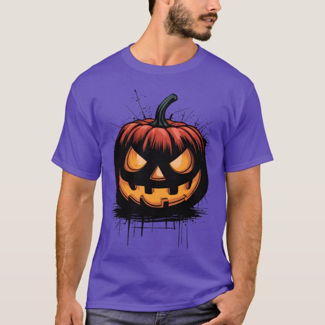 Camiseta Spookeen Pumpkin, safra (Frente)
