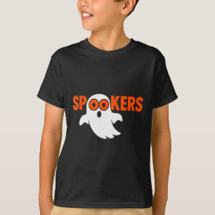 Camiseta Spookers Engraçado Fantasma Oculta Horror Hallowee