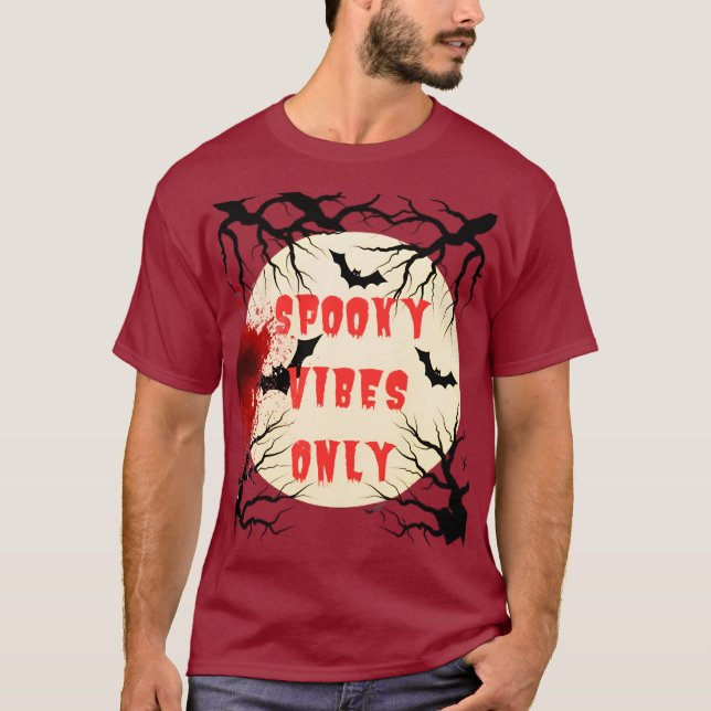 Camiseta Spookes apenas no dia das bruxas e no sangue (Frente)