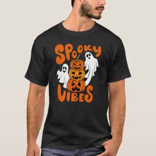 Camiseta Spookes Vibes Espanta Pumpkin Rosto Halloween