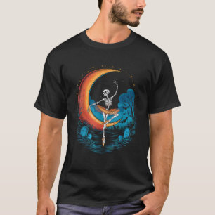 Camiseta Spookie Ballerina Skeleton Dance Halloween Balé