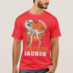 Camiseta Spookson Saurus Dinossaur Skeleton T re Pumpk