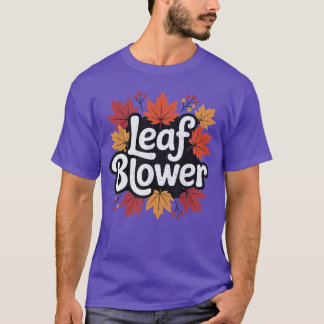 Camiseta Spooktacular Fall Leaf Blower Sucking Leaf Blowers