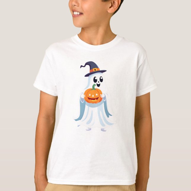 Camiseta Spooktacular Halloween Ghost (Frente)