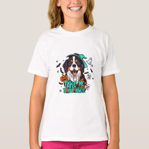 Camiseta Spooky Bernese Halloween : Leve-me ao seu Howler