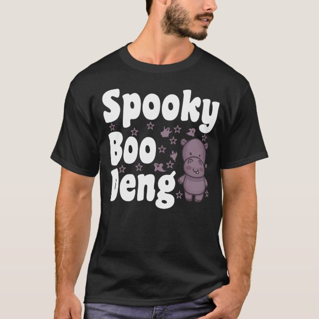 Camiseta Spooky Boo Deng Funny Boo Deng (Frente)