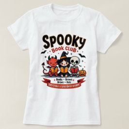 Camiseta Spooky Book Club Halloween