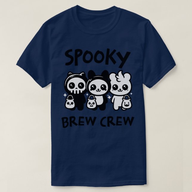 Camiseta Spooky Brew Crew TSirt (Frente do Design)