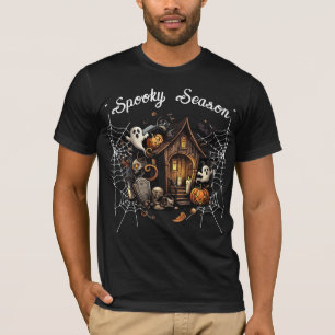Camiseta Spooky Casa Assombrada - 🎃 👻 Preta