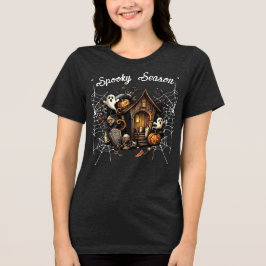 Camiseta Spooky Casa Assombrada - 🎃 👻 Preta