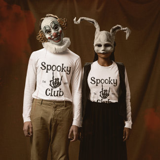Camiseta "Spooky Club T-Shirts Perfeito para uma Reunião Gh