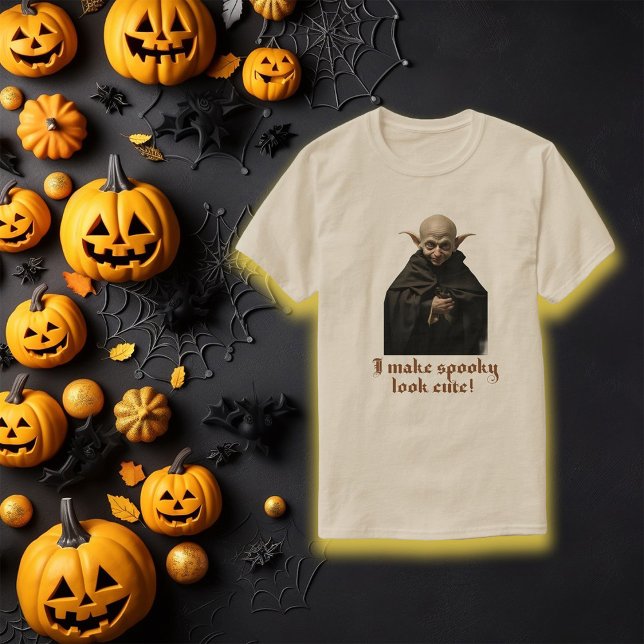 Camiseta Spooky Cute Halloween (Criador carregado)