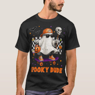 Camiseta Spooky Dude Boo Ghost Halloween