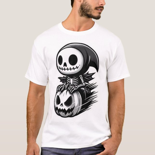 Camiseta Spooky Fast - Coleção Sticker (Frente)