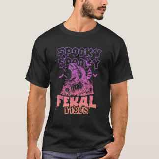 Camiseta Spooky Feral Vibes Design