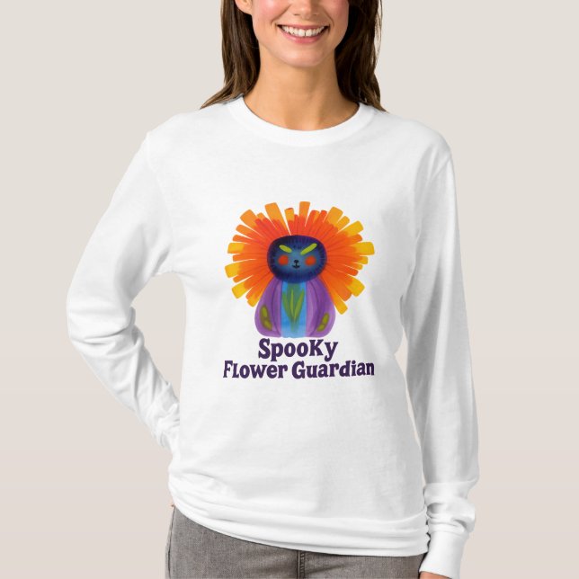 Camiseta Spooky Flower Guardian (Frente)