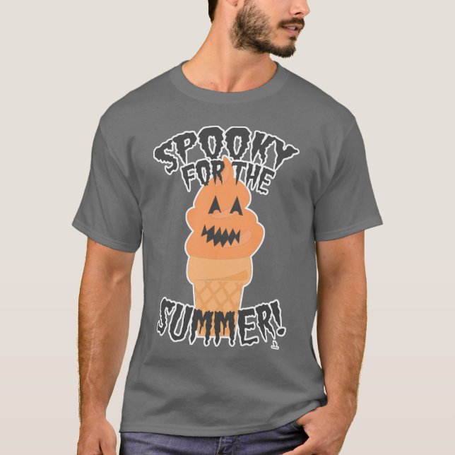 Camiseta   Spooky For Summer Funny Summerween Cartoon (Frente)