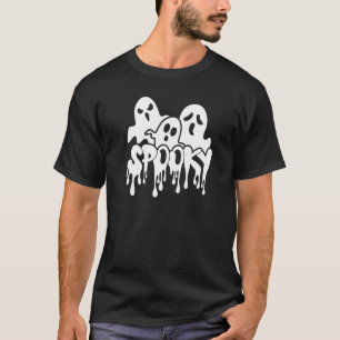 Camiseta Spooky Ghost Boo Squad Spooky Season Hallowe