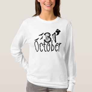Camiseta Spooky Ghost Halloween 31 de outubro