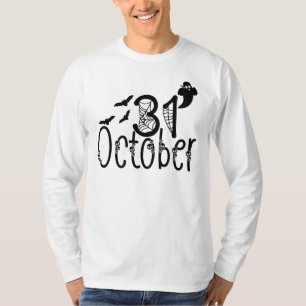 Camiseta Spooky Ghost Halloween 31 de outubro