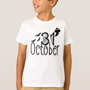 Camiseta Spooky Ghost Halloween 31 de outubro