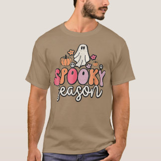 Camiseta Spooky GhostDistress Groovy Ghost Spooky Season