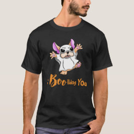 Camiseta "Spooky Hugs": Bom Dia das Bruxas do Bulldog Franc