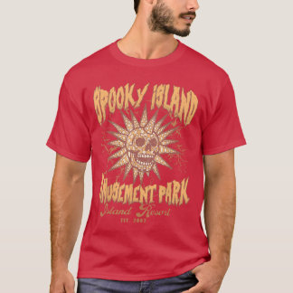 Camiseta Spooky Island Est 2002 Amusement Park Island Hallo