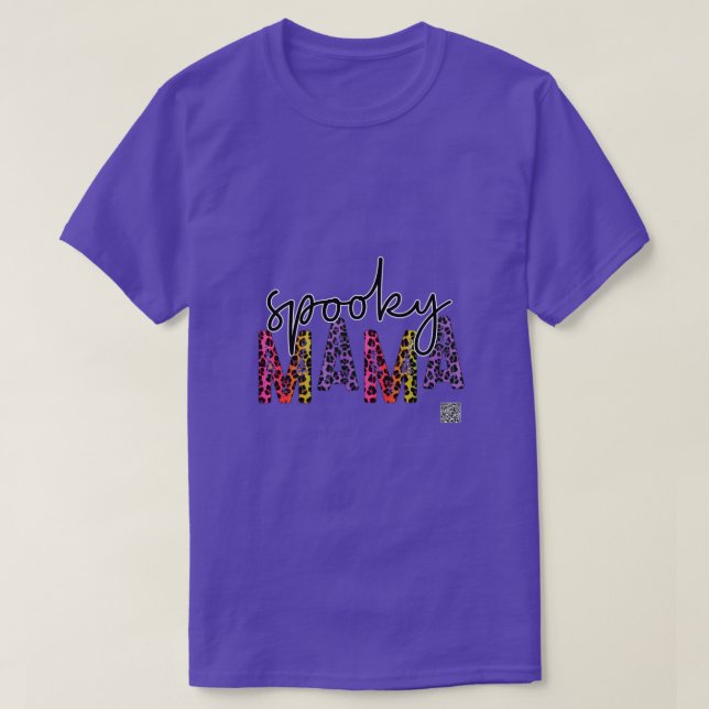 Camiseta Spooky Mama (Frente do Design)