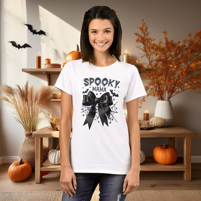 Camiseta Spooky Mama Halloween (Criador carregado)