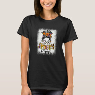 Camiseta Spooky Mama Halloween Skull Witchy Mama Witchy Mãe