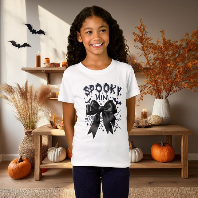 Camiseta Spooky Mini Halloween (Edição de Arco Negro) (Criador carregado)