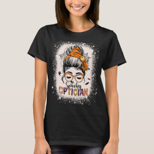 Camiseta Spooky Optician Olho Doutor Halloween Mensy Bun Op