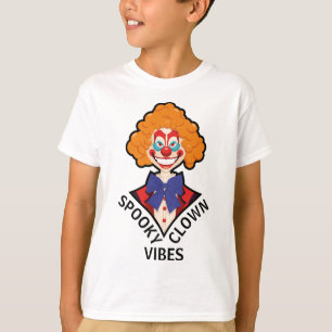 Camiseta Spooky Palhaço Vibes Assustador Circo Halloween