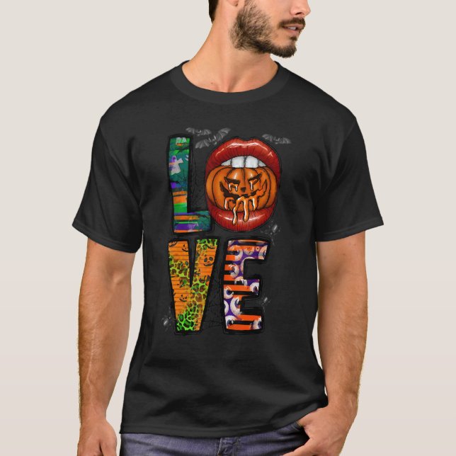 Camiseta Spooky Pumpkin Adorava Halloween Noite Assustadora (Frente)