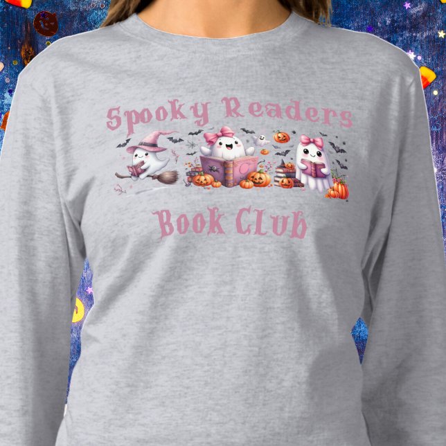Camiseta Spooky Readers Book Club (Criador carregado)