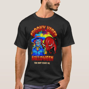 Camiseta Spooky Rodeo Cloween 2 E Bull Halloween