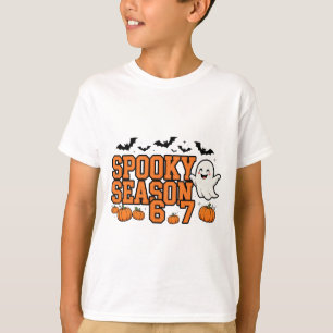 Camiseta Spooky Season 67 Crianças Fantasmas Vir