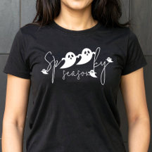 Spooky Season Ghost Silhouettes Script Halloween