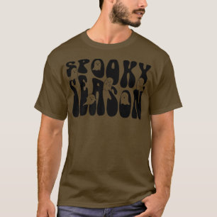 Camiseta Spooky Season Ghost Spooky Vibes Dia de as Bruxas