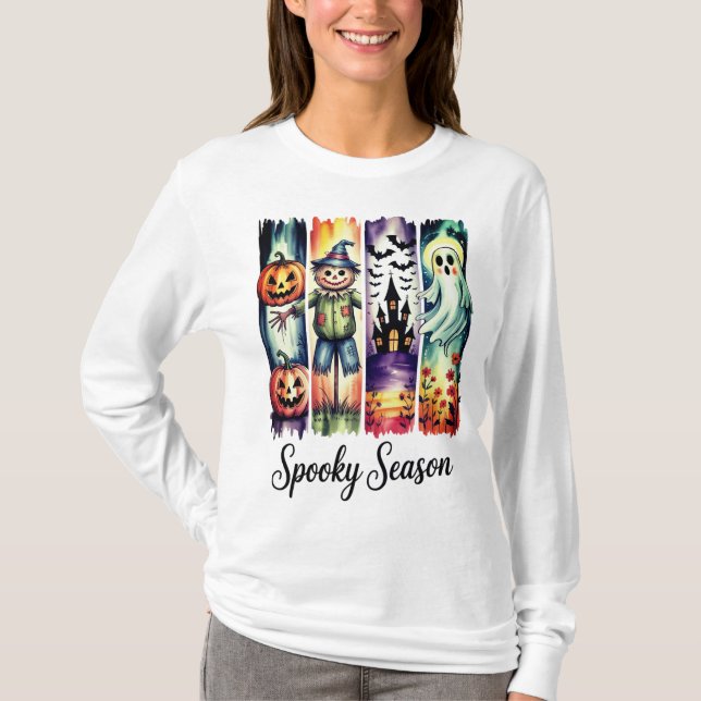 Camiseta Spooky Season Halloween (Frente)