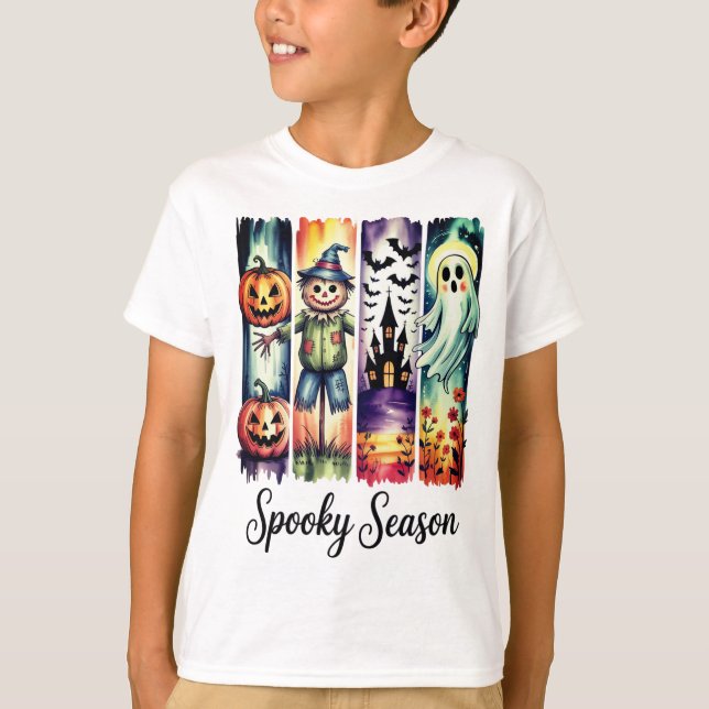 Camiseta Spooky Season Halloween (Frente)