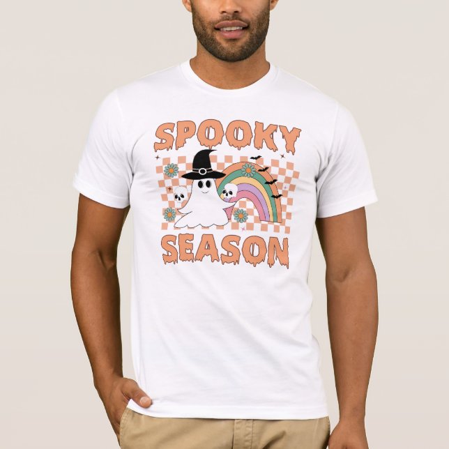 Camiseta Spooky Season Halloween Vibes-45634 (Frente)