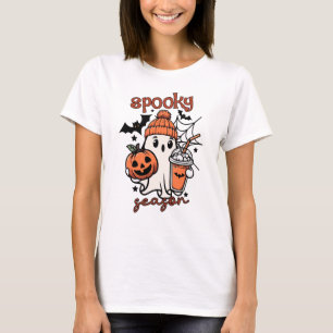 Camiseta Spooky Season Halloween Vibes Design