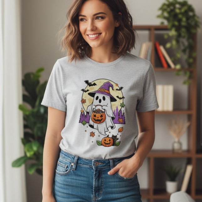 Camiseta Spooky Season para diversão Outubro Look - Retro G (Criador carregado)