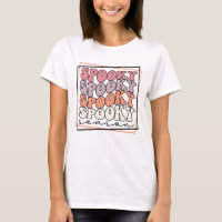 Spooky Season Retro T-Shirt | Diversão do Hallowee