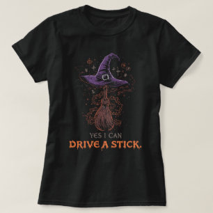 Camiseta Spooky, sim, eu posso dirigir um Design Stick